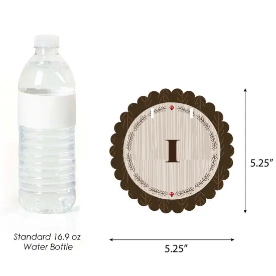 Big Dot of Happiness Woodland Creatures 1st Birthday Highchair Decor - I Am One - First Birthday High Chair Banner {3}