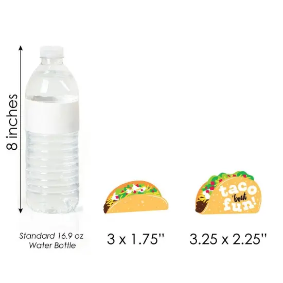 Big Dot of Happiness Taco 'Bout Fun - Diy Shaped Fiesta Cut-Outs - 24 Count {6}