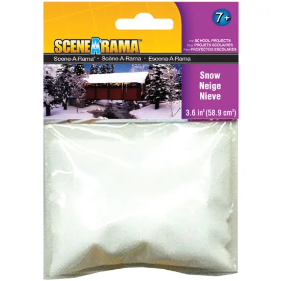 SceneARama Snow-3.6 Cubic Inches {1}