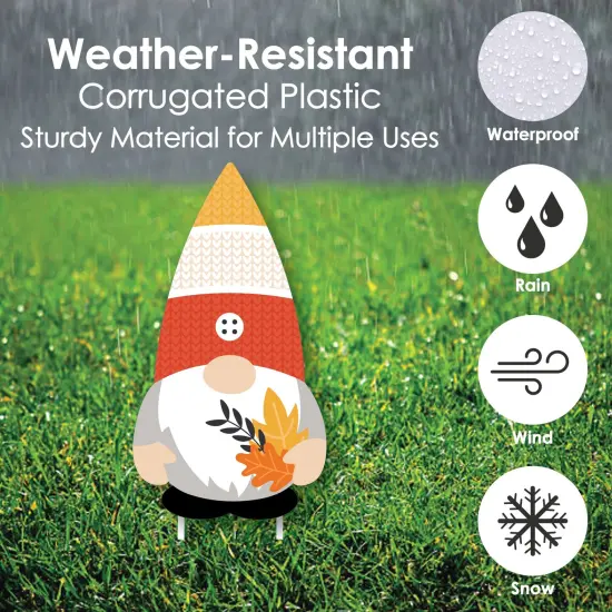 Big Dot of Happiness Fall Gnomes - Gnomes Lawn Decorations - Outdoor Autumn Harvest Party Yard Decorations - 10 Piece {6}