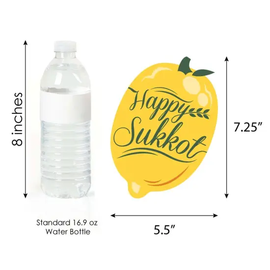 Big Dot of Happiness Sukkot - Apple, Pomegranate, Etrog, and Challah Decorations DIY Sukkah Essentials - Set of 20 {6}