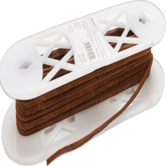 Simplicity Leather Lace 1/8"X12yd-Brown {1}