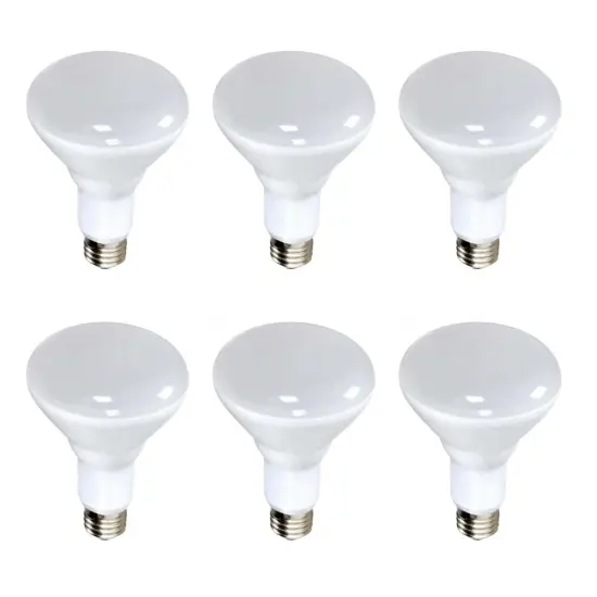 6Pk - Satco 8.7w 120v LED Bulb BR30 E26 Base 700lm 2700k Warm White - 65w-equiv {4}