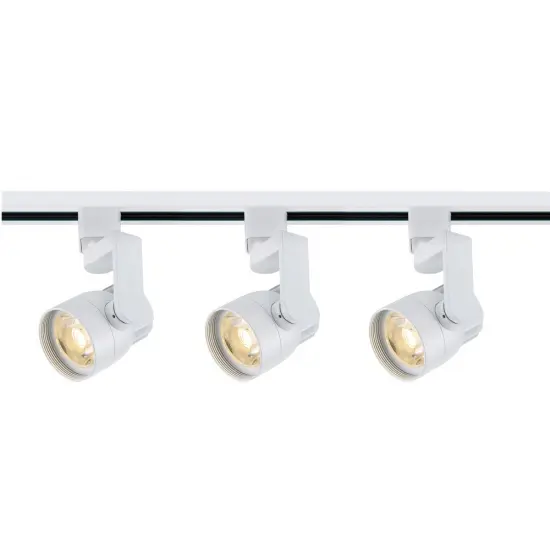 Nuvo TK423 Angle Arm White 3 Light LED Track Kit - 36watts - Soft White {1}