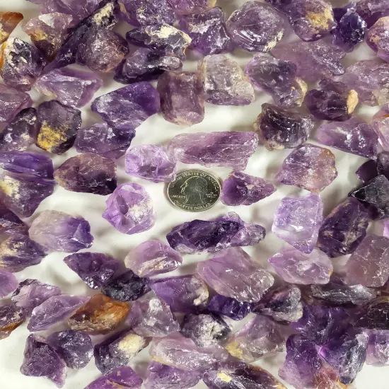 Raw Amethyst Crystals Bulk {2}