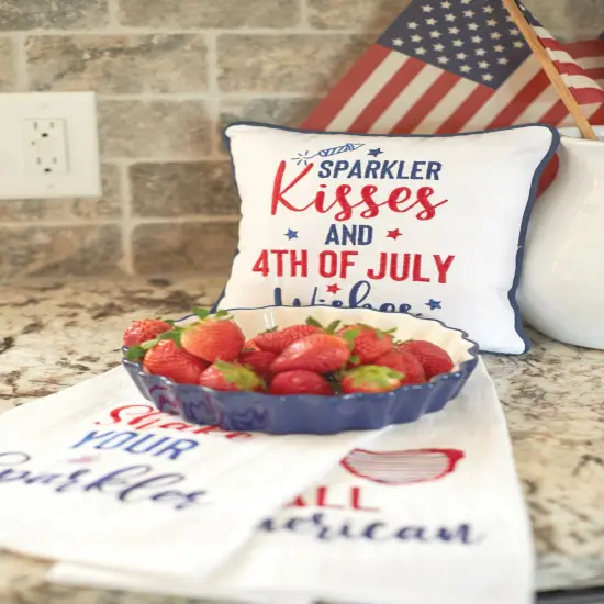Shake Your Sparkler Fireworks Kitchen Towel {5}