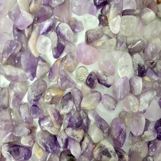 Tumbled Amethyst Crystals - Mixed Size 1/2" to 2" {5}