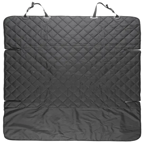 SUV Pet Cargo Liner Trunk Cover Waterproof Non-Slip Washable Material, Extra Long Size Universal Fit with Bumper Flap 80&rdquo; x 52&rdquo; Protect Prevents Scratches Marks & Spills {2}