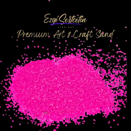 Premium Art Sand|Craft Sand|Unique Metallic-Neon Colors|Excellent Quartz Sand|10 oz|Excellent for Artwork|DIY|Sand Painting|Wedding Decoration|Vaze Filling|Ezgi Sertcetin Crystal mint farache {7}