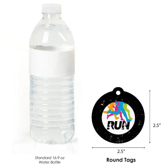 Big Dot of Happiness Set the Pace - Running - Track, Cross Country or Marathon Party Favor Gift Tags (Set of 20) {4}