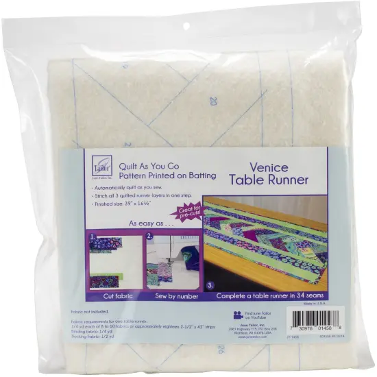 June Tailor Quilt As You Go Table Runner-Venice {1}