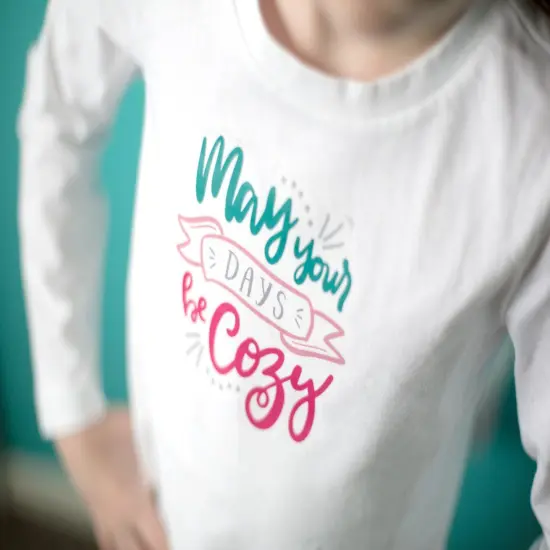 Silhouette Printable Heat Transfer Material 8.5"X11" 5/Pkg-For Light Fabrics {2}