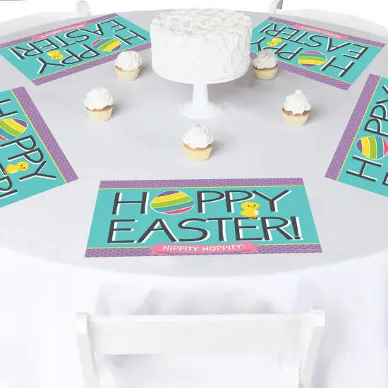 Big Dot of Happiness Hippity Hoppity - Paper Easter Bunny Party Coloring Sheets - Activity Placemats - Set of 16 {4}