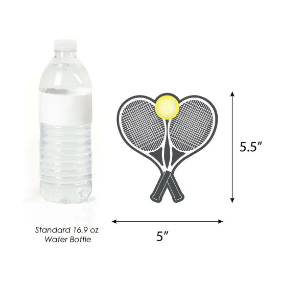 Big Dot of Happiness You Got Served - Tennis - Tennis Ball Decorations DIY Baby Shower or Birthday Party Essentials - Set of 20 {6}