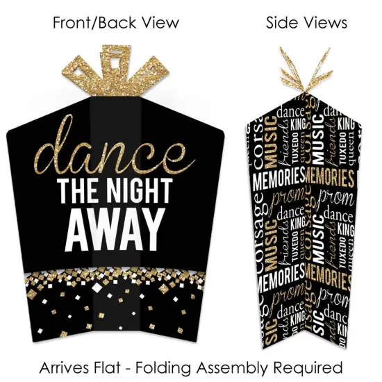 Big Dot of Happiness Prom - Table Decorations - Prom Night Party Fold and Flare Centerpieces - 10 Count {3}