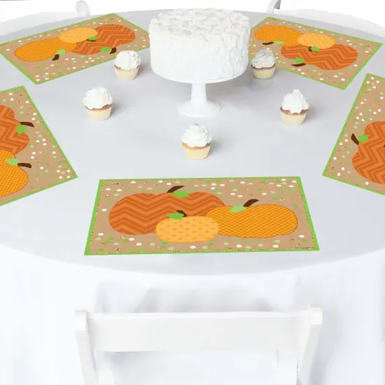 Big Dot of Happiness Pumpkin Patch - Party Table Decorations - Fall, Halloween or Thanksgiving Party Placemats - Set of 16 {3}
