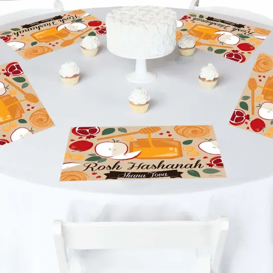 Big Dot of Happiness Rosh Hashanah - Paper New Year Coloring Sheets - Activity Placemats - Set of 16 {4}