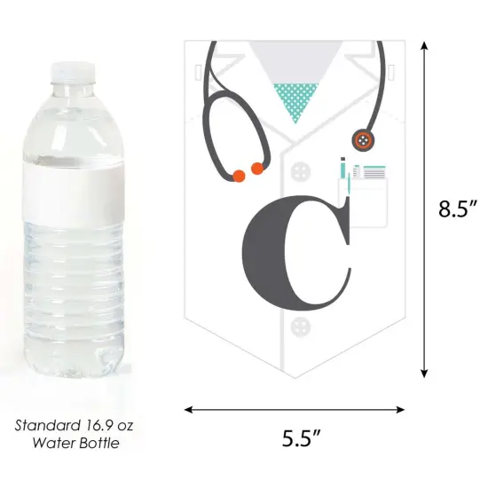 Big Dot of Happiness Medical School Grad - Doctor Graduation Party Bunting Banner - Party Decorations - Congrats Graduate {4}