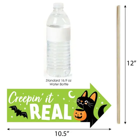 Big Dot of Happiness Funny Jack-O'-Lantern Halloween - Kids Halloween Party Photo Booth Props Kit - 10 Piece {3}