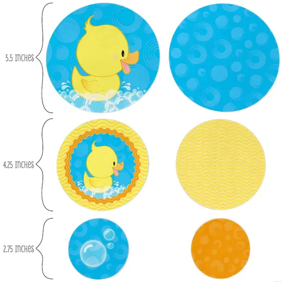 Big Dot of Happiness Ducky Duck - Baby Shower or Birthday Party Giant Circle Confetti - Party Decorations - Large Confetti 27 Count &hellip; {3}