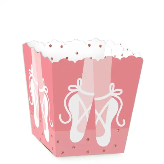 Big Dot of Happiness Tutu Cute Ballerina - Party Mini Favor Boxes - Ballet Birthday Party or Baby Shower Treat Candy Boxes - Set of 12 {1}