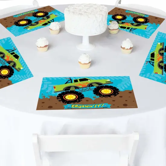 Big Dot of Happiness Smash and Crash - Monster Truck - Paper Boy Birthday Party Coloring Sheets - Activity Placemats - Set of 16 {4}