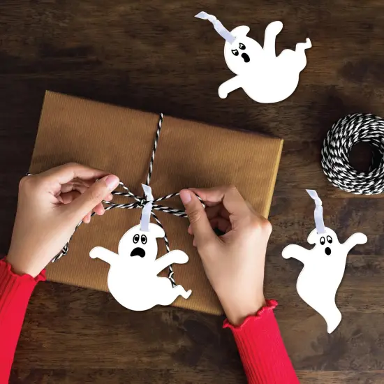 Big Dot of Happiness Spooky Ghost - Halloween Party Decorations - Tree Ornaments - Set of 12 {4}