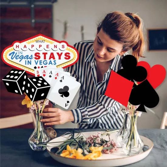 Big Dot of Happiness Las Vegas - Casino Party Centerpiece Sticks - Showstopper Table Toppers - 35 Pieces {4}