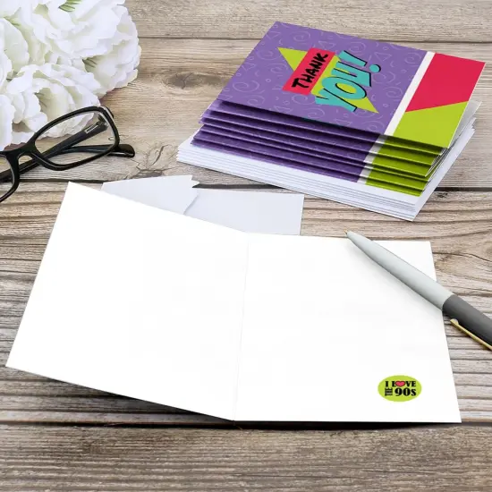 Big Dot of Happiness 90's Throwback - 1990s Party Thank You Cards (8 count) {6}
