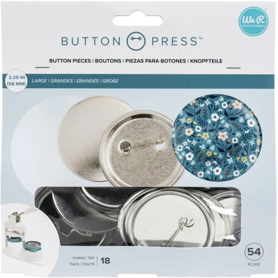 We R Button Press Refill Pack 18/Pkg-Large (58mm) {1}