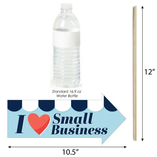 Big Dot of Happiness Funny Support Small Business - Thank You Photo Booth Props Kit - 10 Piece {4}