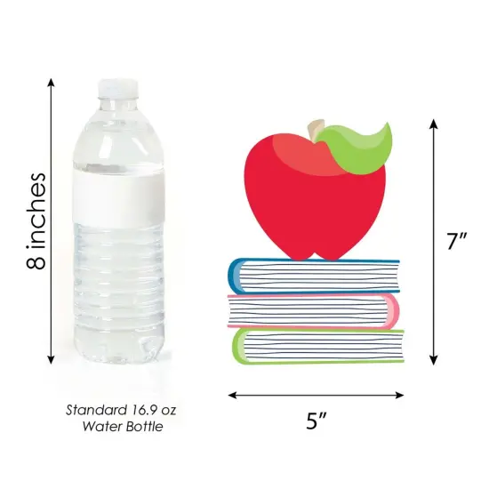 Big Dot of Happiness Back to School - Backpack, School Bus, Apple and Books Decorations DIY First Day of School Classroom Essentials - Set of 20 {6}