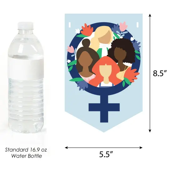 Big Dot of Happiness Women's Day - Feminist Party Bunting Banner - Party Decorations - Every Day is Women's Day {3}