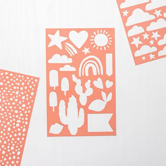 Heidi Swapp Sun Chaser Stencils 3/Pkg {2}