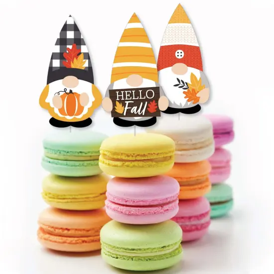 Big Dot of Happiness Fall Gnomes - DIY Shaped Autumn Harvest Party Cut-Outs - 24 Count {4}