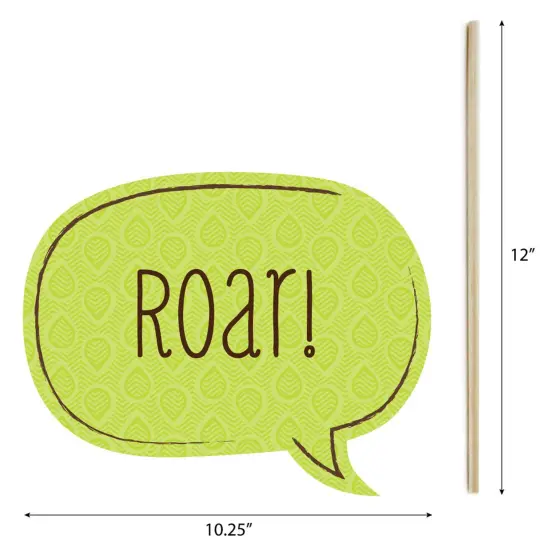Big Dot of Happiness Funfari - Fun Safari Jungle - Photo Booth Props Kit - 20 Count {7}