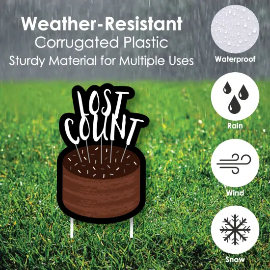 Big Dot of Happiness Over The Hill Birthday - Yard Sign and Outdoor Lawn Decorations - Birthday Party Yard Signs - Set of 8 {4}