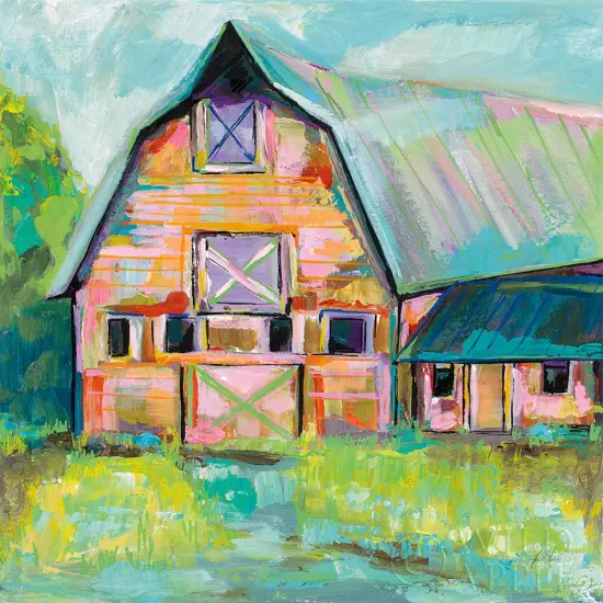 Going to the Country II Poster Print by Jeanette Vertentes # 53191 {1}