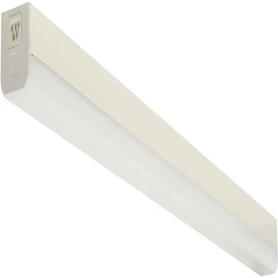 Nuvo LED 38w 48" Slim Strip Light Fixture w/ Connectible in White Finish 5000k natural-light {1}