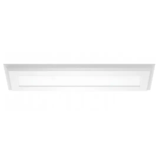 Nuvo Blink Plus 22w LED 7x25in Surface Mount LED Fixture - White - 4000K {1}