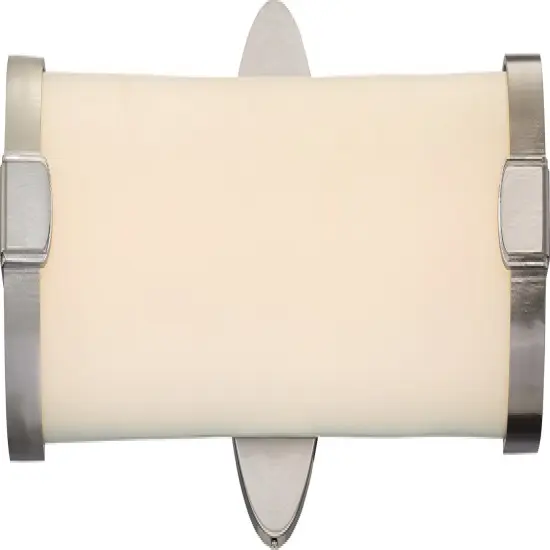 Nuvo Loop 1-Light 24" LED Double Wall Sconce Vanity Light in Brushed Nickel {1}