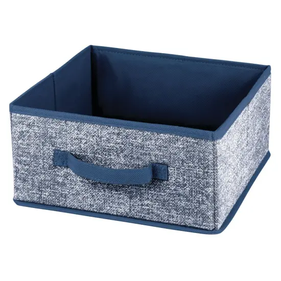 mDesign Fabric Modular Closet Organizer Box for Cube Units, 4 Pack {4}