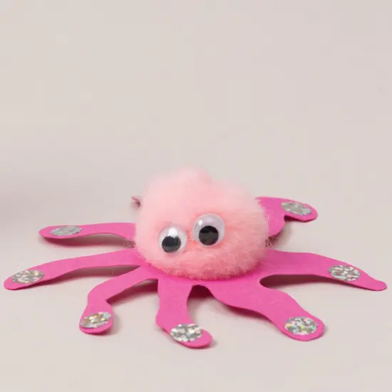 Pom Pons, Color Splash, 1", 100 Per Pack, 6 Packs {2}