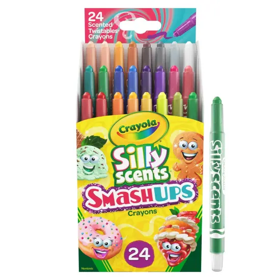 Silly Scents&trade; Smash Ups Mini Twistables Scented Crayons, 24 Per Pack, 4 Packs {4}