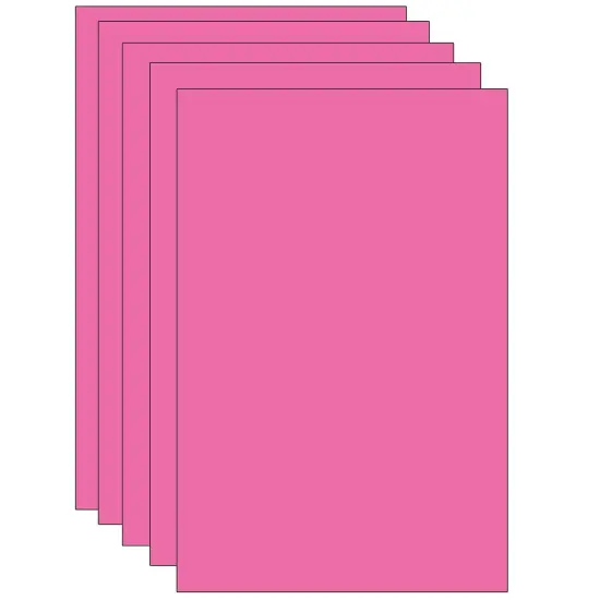Deluxe Bleeding Art Tissue, Dark Pink, 20" x 30", 24 Sheets Per Pack, 5 Packs {1}