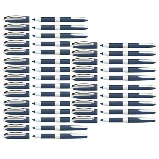 One Change Refillable Rollerball Pens, 0.6 mm, Black, Pack of 5 {1}