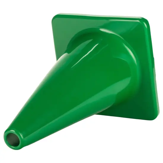 Hi-Visibility Flexible Vinyl Cone, weighted, 12", Green {2}