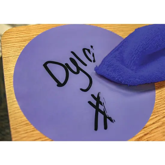 Spot On&reg; Dry-Erase Desktop Writing Spots Bright Circles - 7", 6 Per Pack, 2 Packs {2}