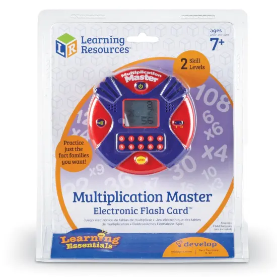 Multiplication Master Electronic Flash Card&trade; {3}