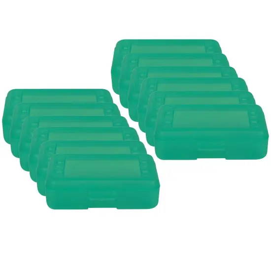 Pencil Box, Translucent Lime, Pack of 12 {1}